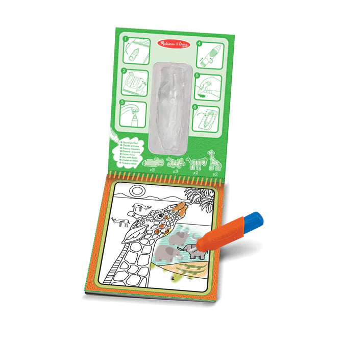 Melissa & Doug – On the Go - Water WOW! - Safari - Toot Toot Toys