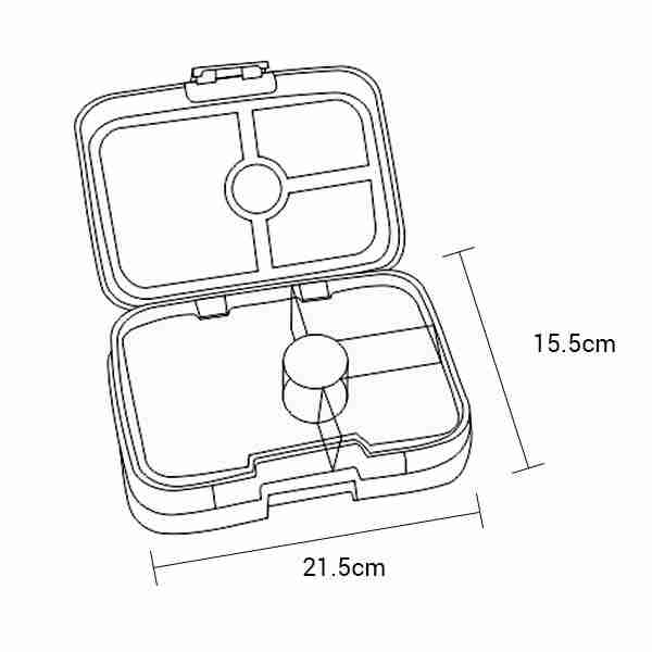 Panino - 4 Compartment Lunch Box