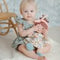 Apple Park - Doll Clothing - Earthtone Floral Muslin Dress