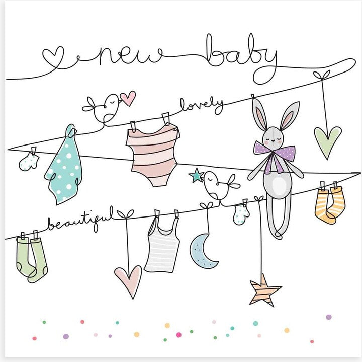 New Baby Card - Lovely New Baby