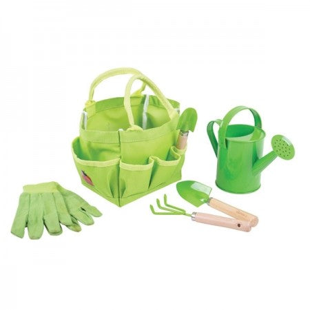 Tote Bag with Garden Tools