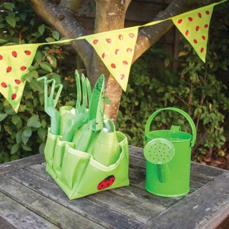 Tote Bag with Garden Tools