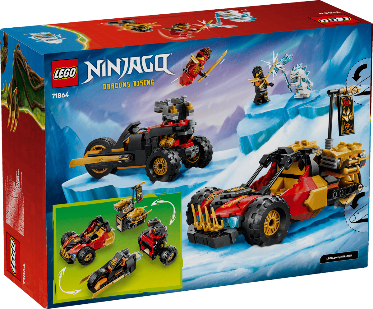 NINJAGO® - Kai and Cole's Combiner Vehicles (71864)