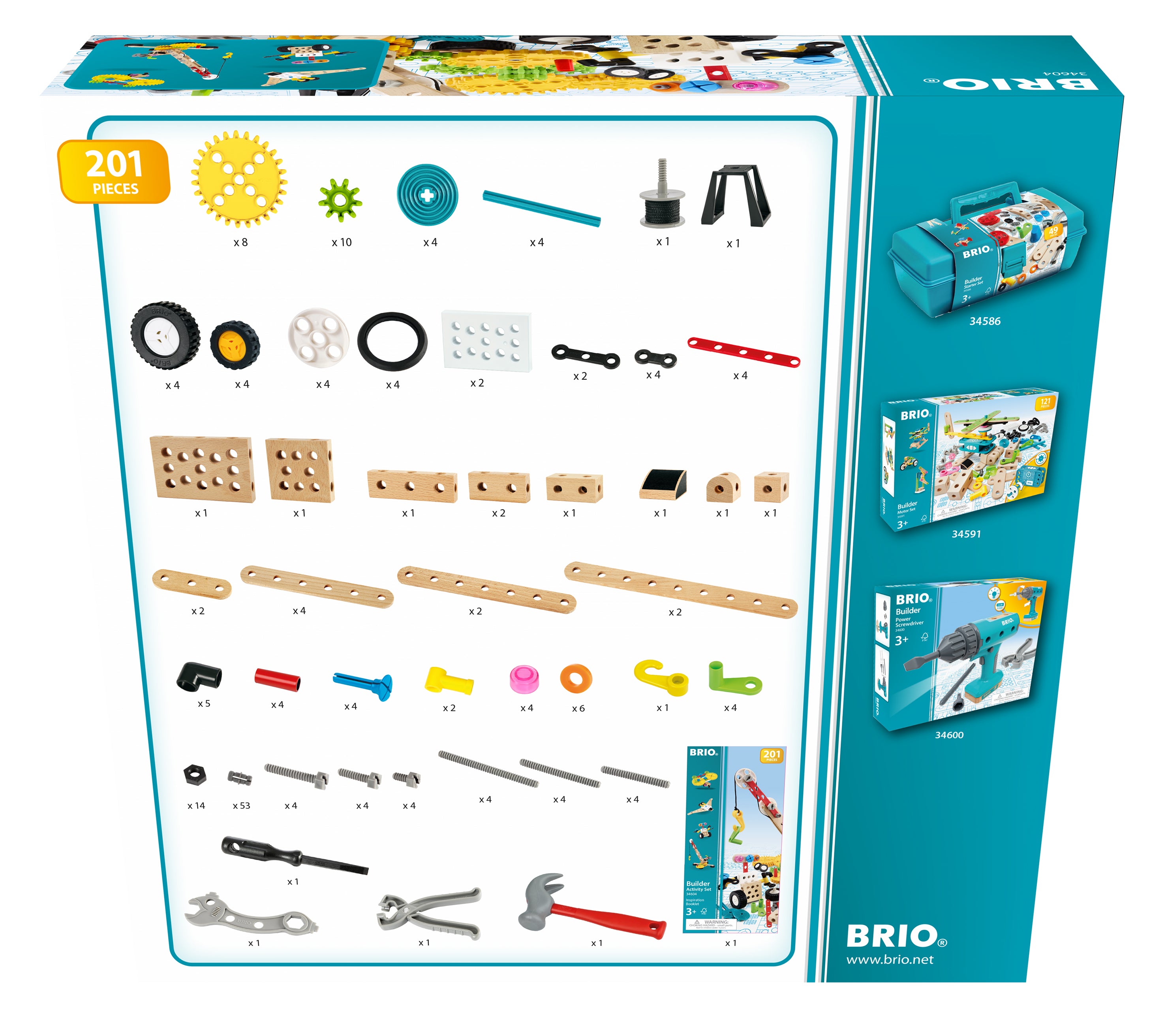 STEM Builder - Activity Set 201pc (34604) - Toot Toot Toys