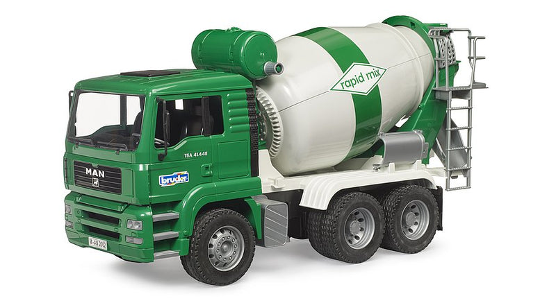 Bruder - 1:16 Construction MAN TGA Cement Mixer Truck Rapid Mix (02739)