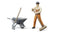 Bruder - Bworld Figure - Set municiple worker (62130) - Toot Toot Toys