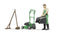 Bruder - Bworld Figure - Gardener with Lawn Mower and Garden Tools (62103)