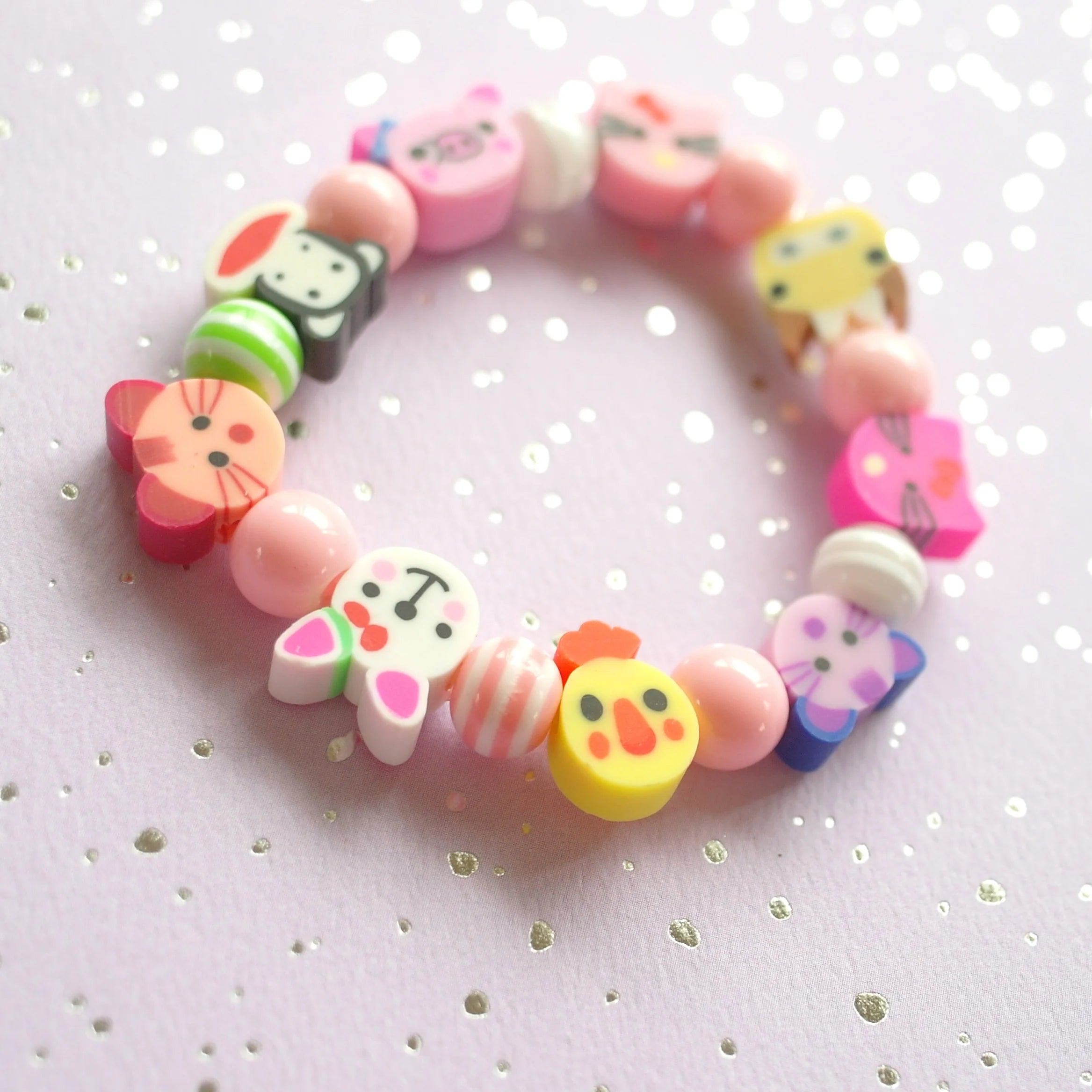Elastic Furry Friends Bracelet