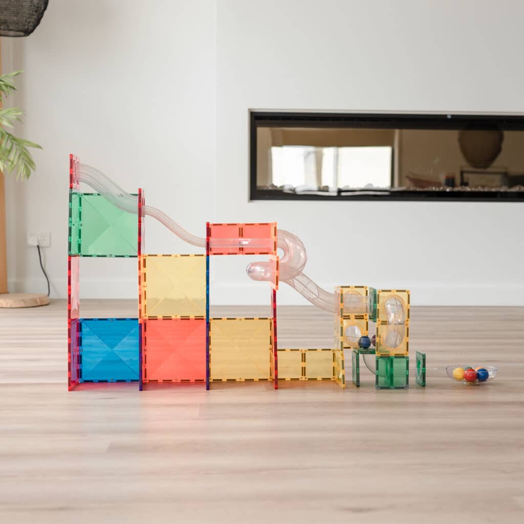 66 Piece Rainbow Ball Run Expansion Pack