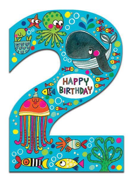 2nd Birthday Card - Under the Sea