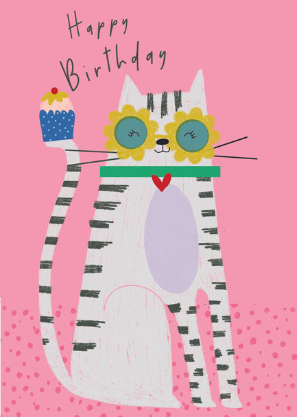 Birthday Card - Cat