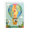 2nd Birthday Card - 2 Hot Air Balloon