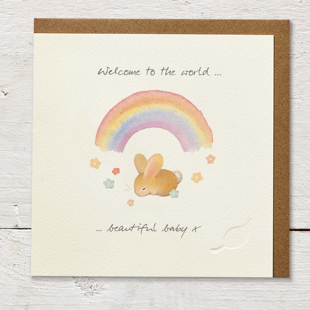New Baby Card - Welcome to the World