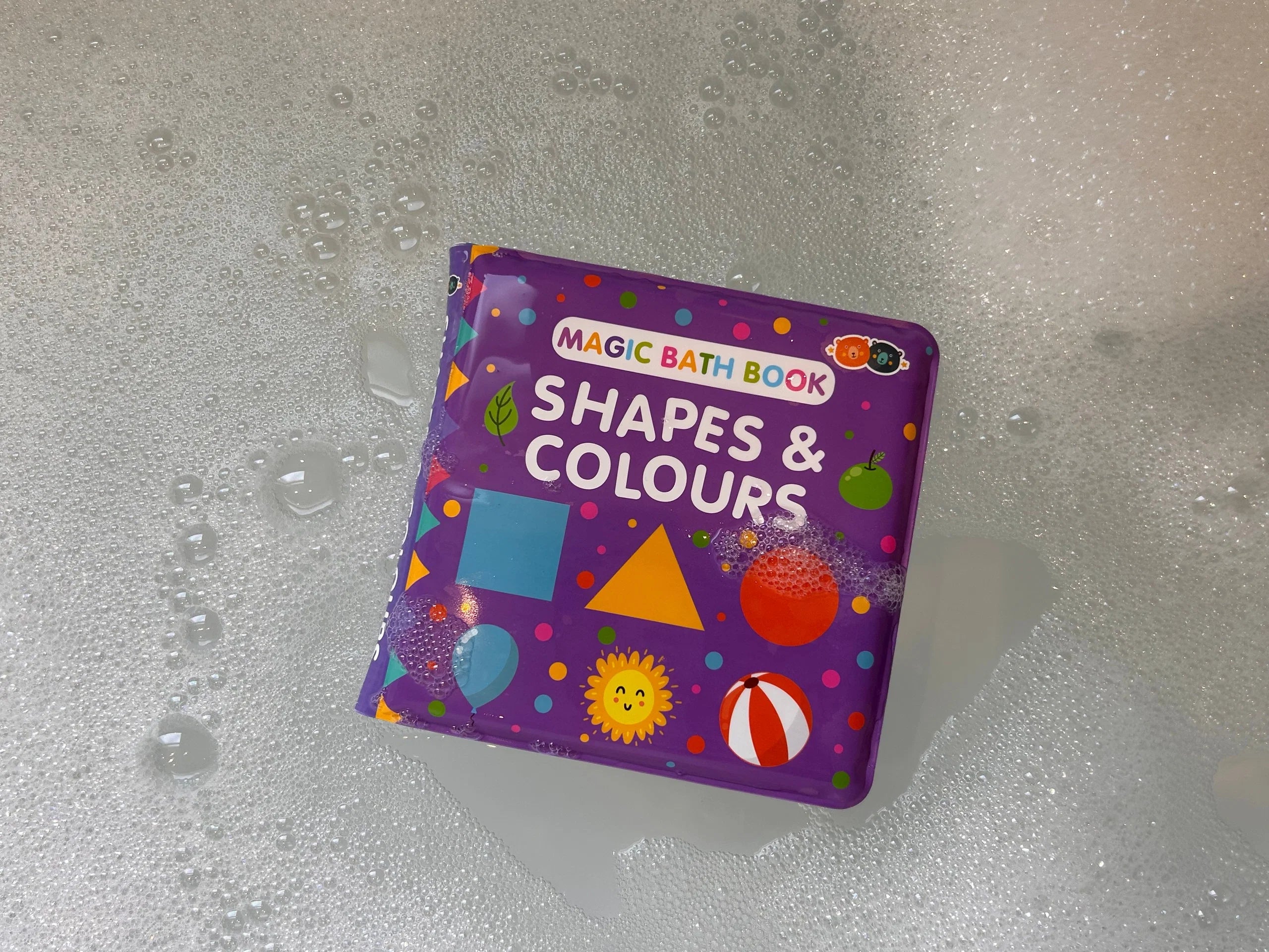 Magic Colour Changing Bath Book - Shapes & Colours