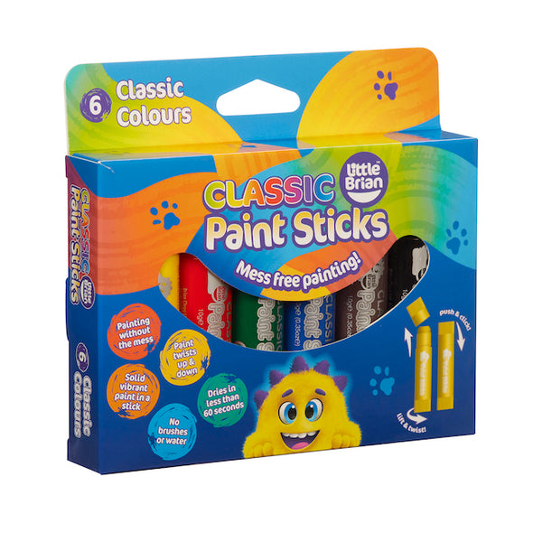 Little Brian Paint Sticks - Classic 6pk