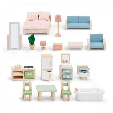 Doll House with Furniture