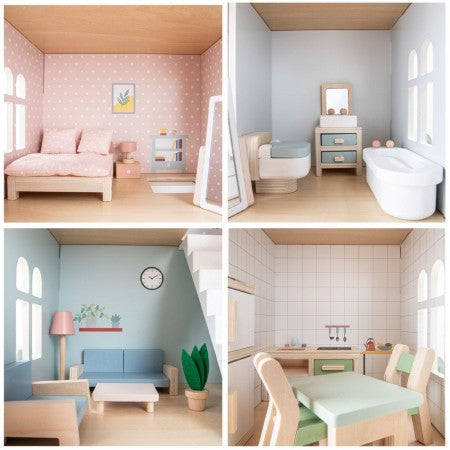 Doll House with Furniture