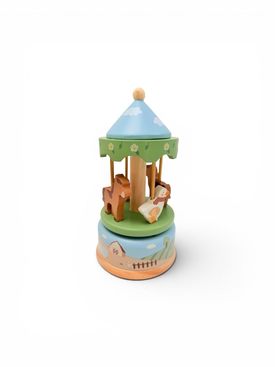 Little Farm Carousel Music Box
