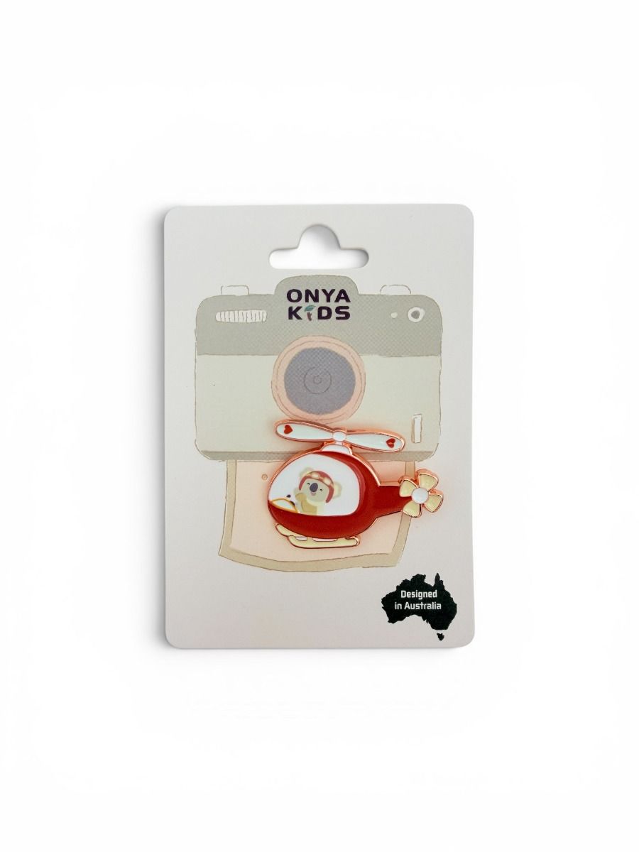 Enamel Pin - Helicopter