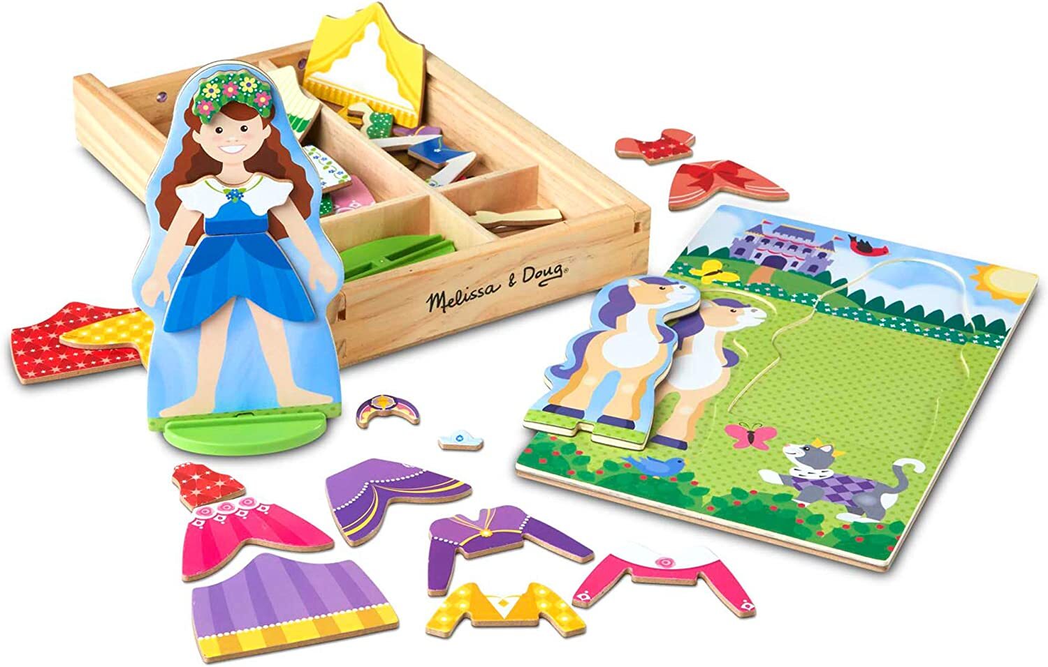 Princess Magnetic Dress-up Play Set