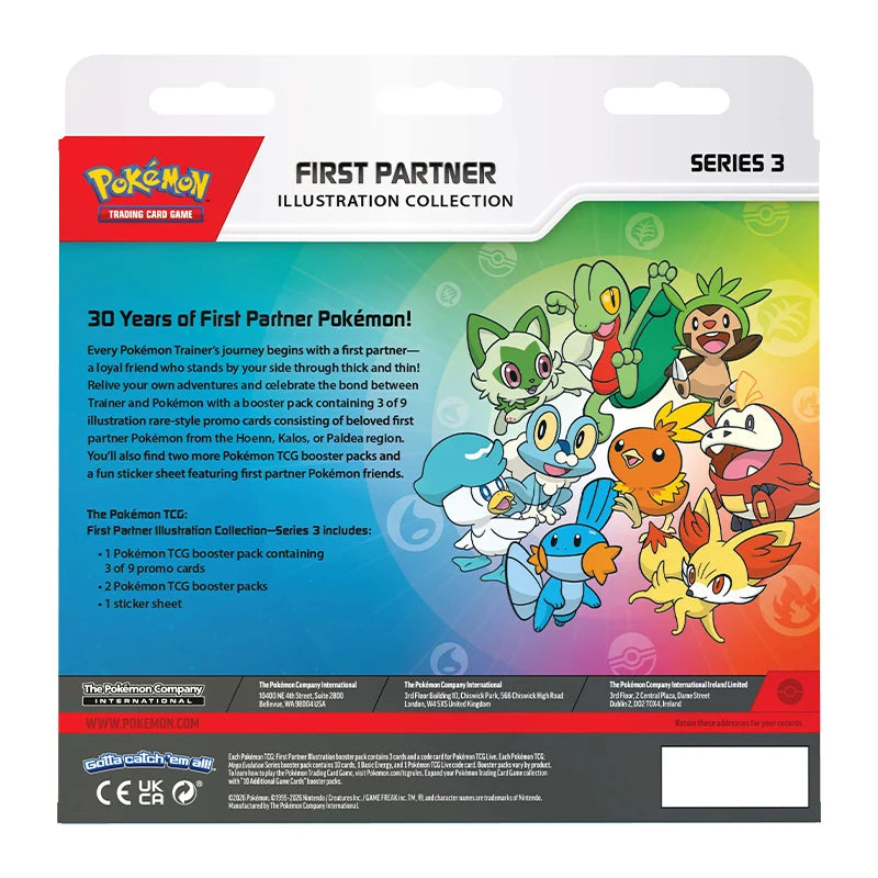 Pokémon TCG - First Partner Illustration Collection - Series 3 (*Max 1 per customer)