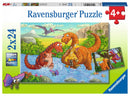 Ravensburger - Dinosaurs at Play 2x24 pieces