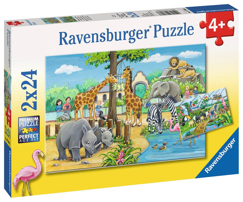 Ravensburger - Welcome to the Zoo 2x24 pieces