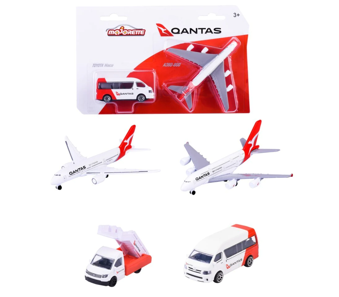 Qantas Plane & Vehicle
