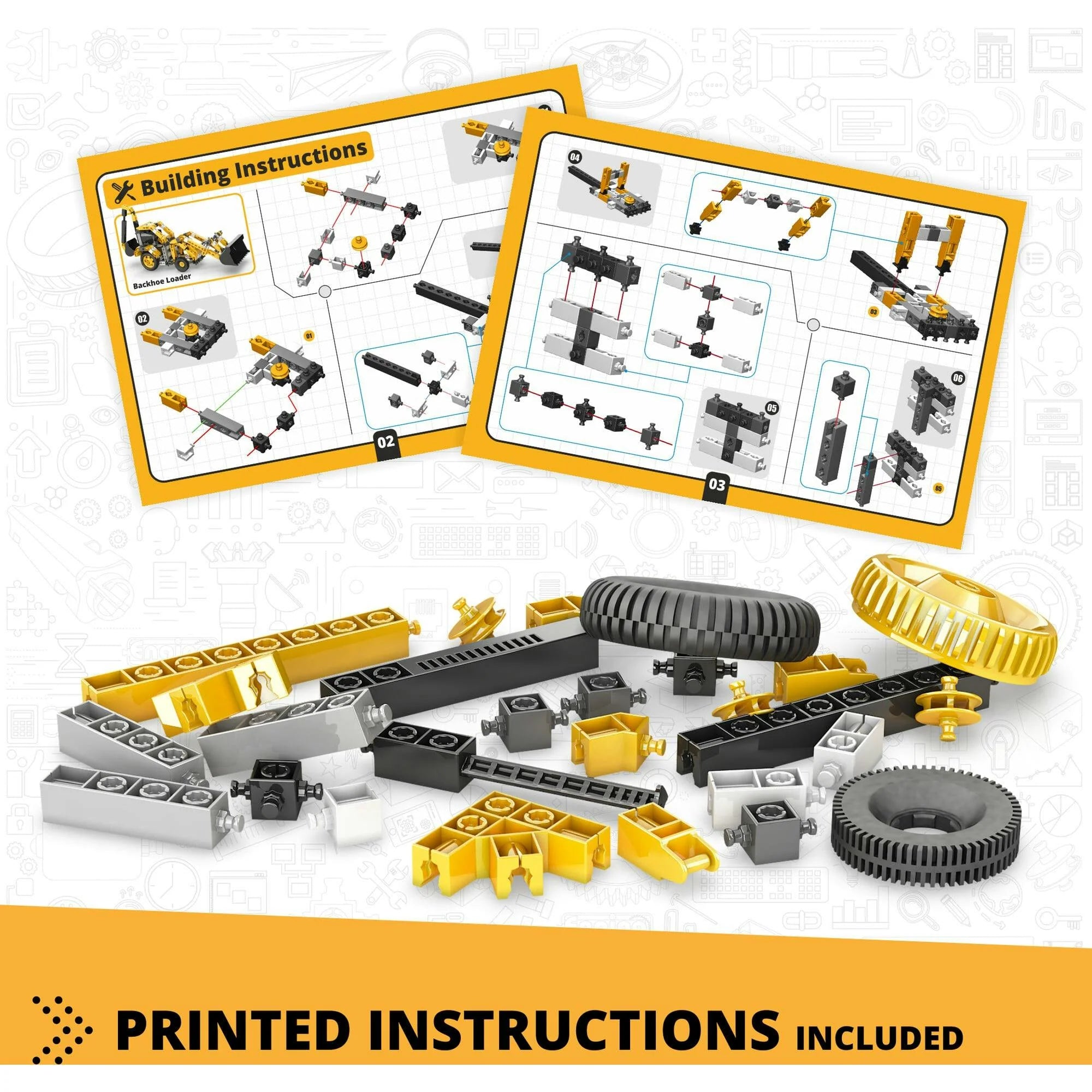 Creative Builder - 3 in 1 - Backhoe Loader