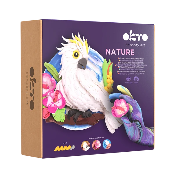 Sensory Art 3D - Nature Cockatoo