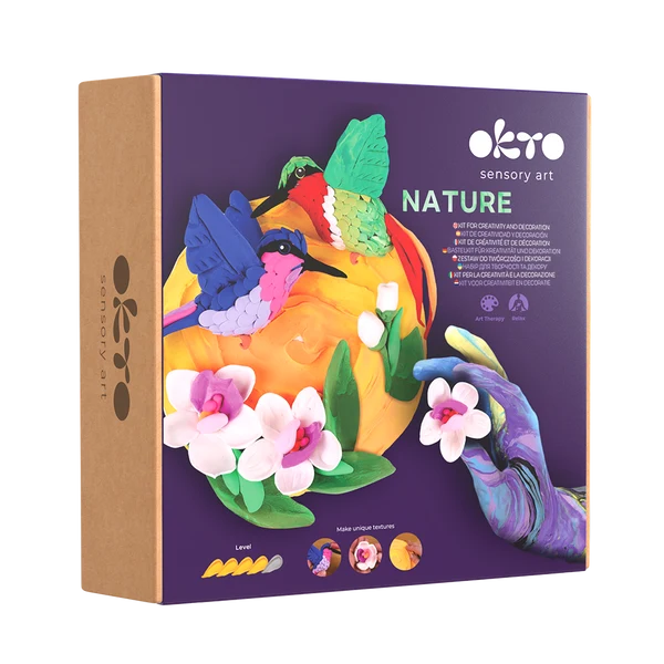 Sensory Art 3D - Nature Hummingbirds