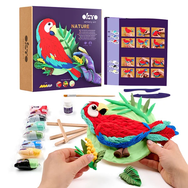 Sensory Art 3D - Nature Macaw