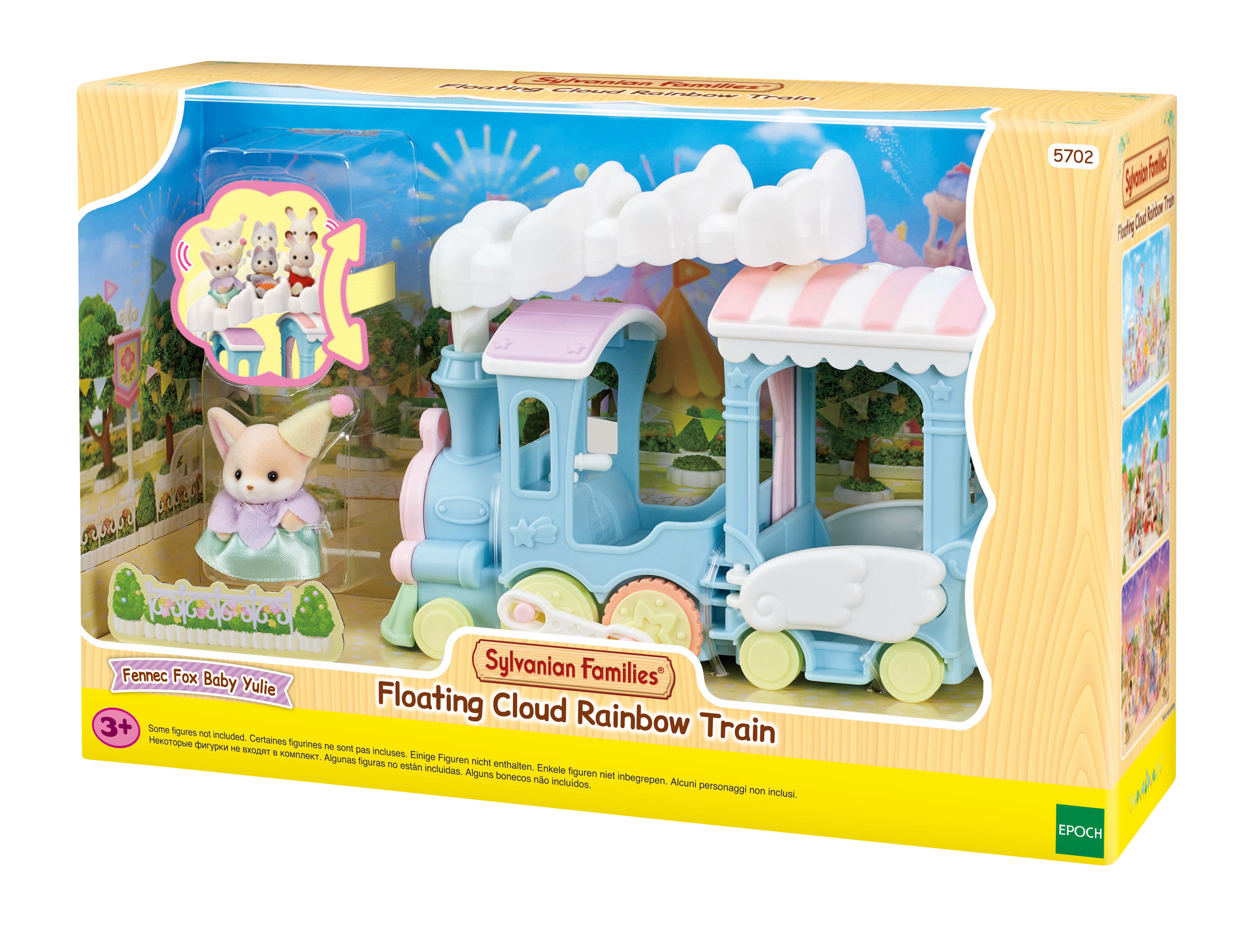 Floating Cloud Rainbow Train