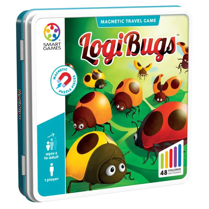Magnetic Travel Puzzle Game - LogiBugs