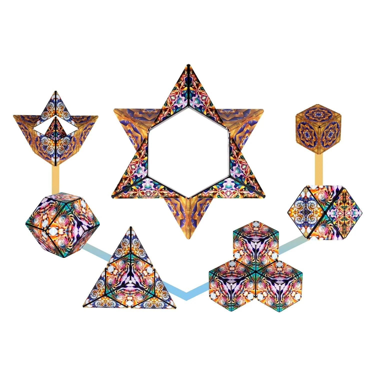 Shape Shifting Magnetic Puzzle Cube