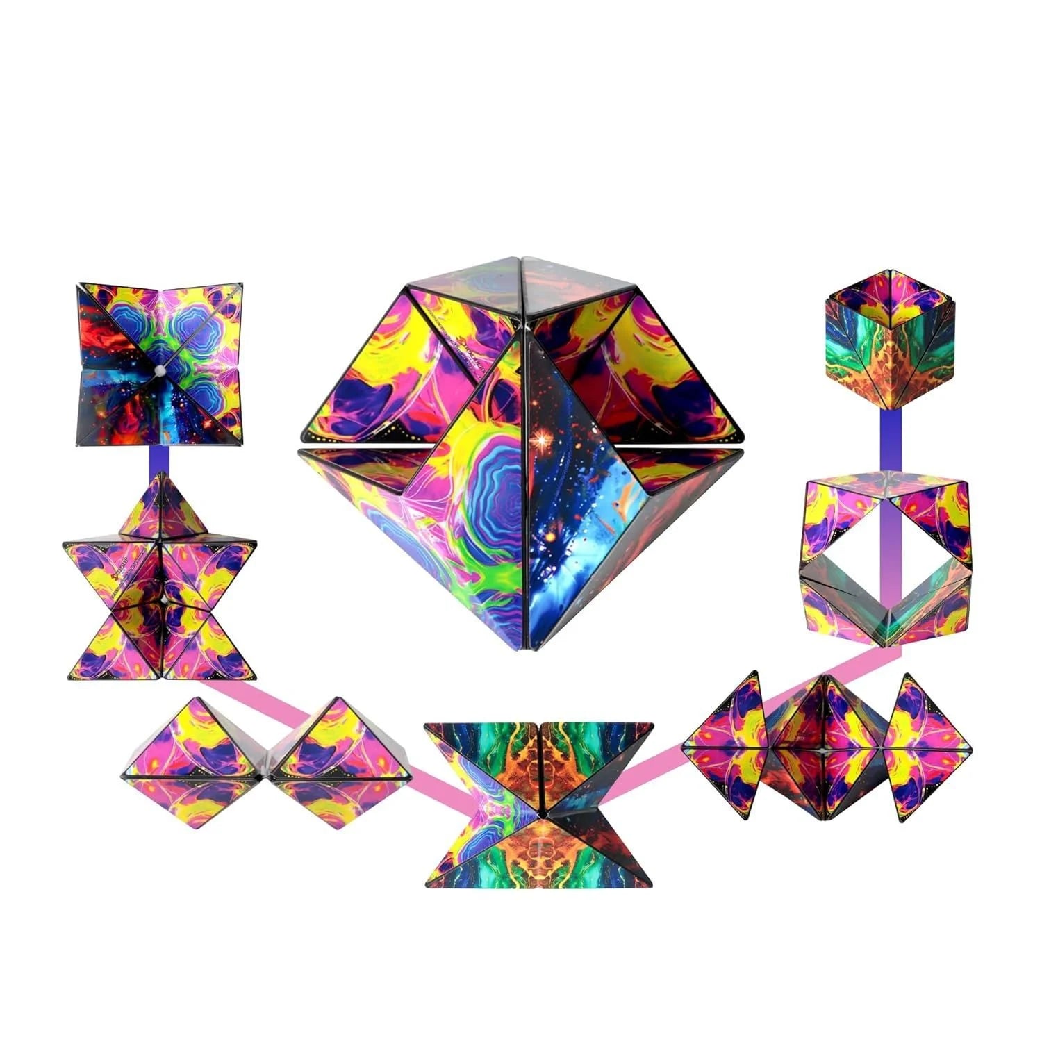 Shape Shifting Magnetic Puzzle Cube