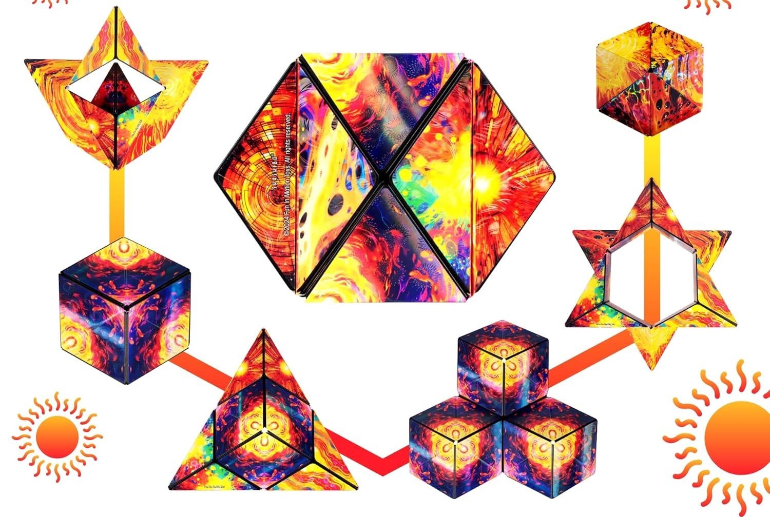 Shape Shifting Magnetic Puzzle Cube