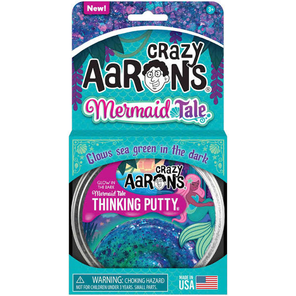 Crazy Aaron's Putty - Mermaid Tale GlowBrights - Toot Toot Toys