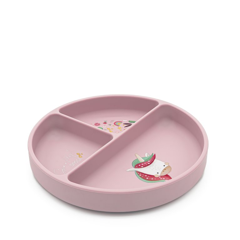 Silicone Meal Plate - Sparkly The Unicorn