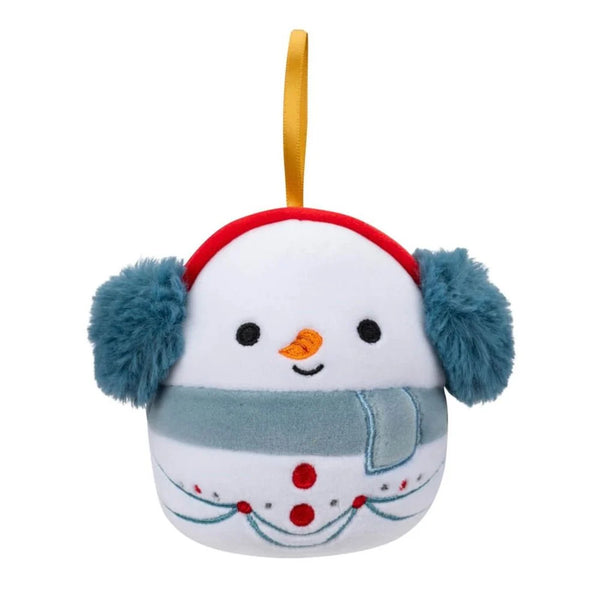 Squishmallows - 4" Plush Christmas Ornament - Manny the Snowman