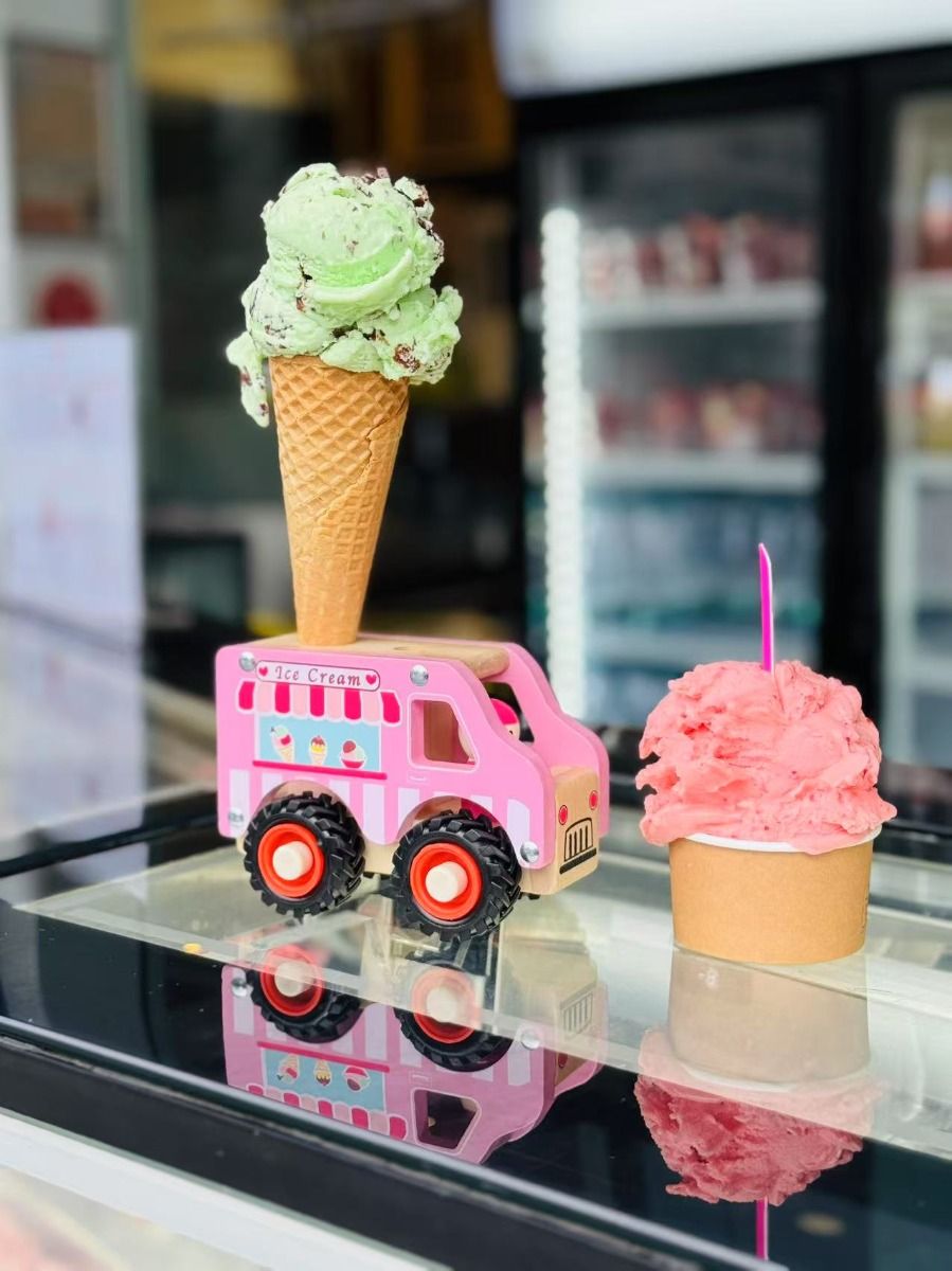 Wooden Ice Cream Van