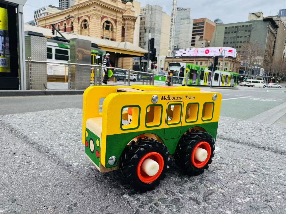 Wooden Melbourne Tram