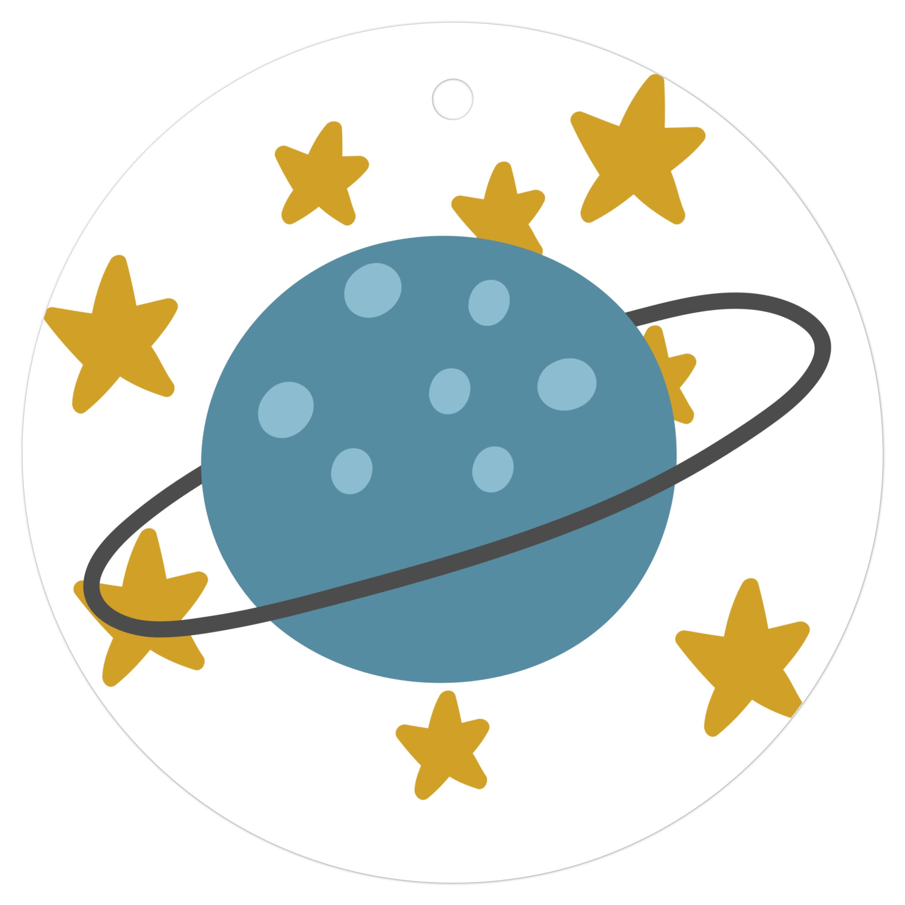 Gift Tag - Planet