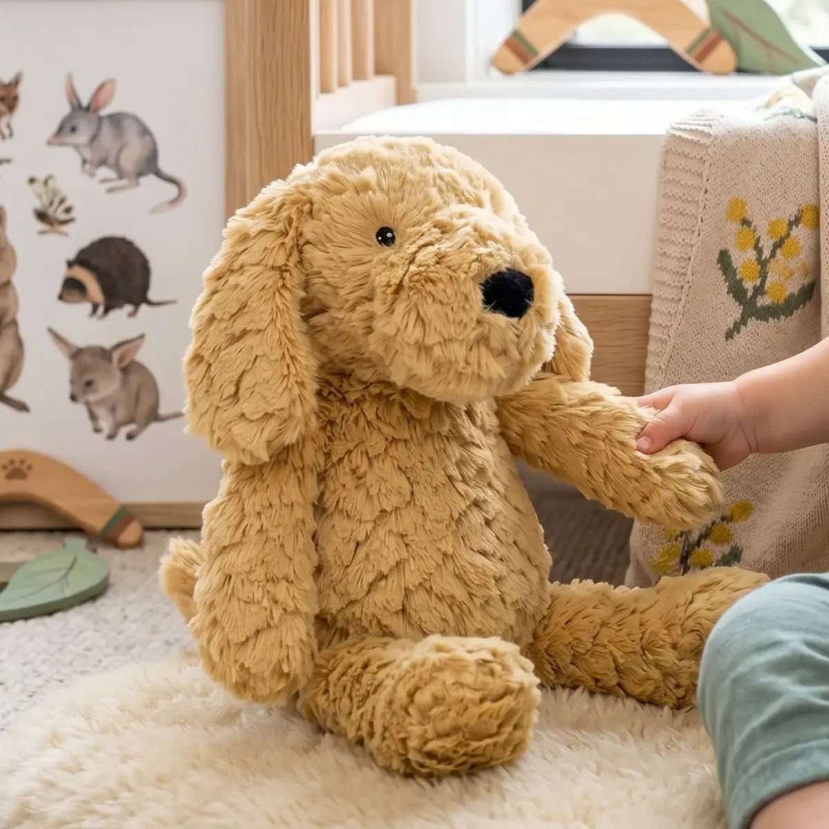 Nursery Golden Puppy (28 cm) - Toot Toot Toys