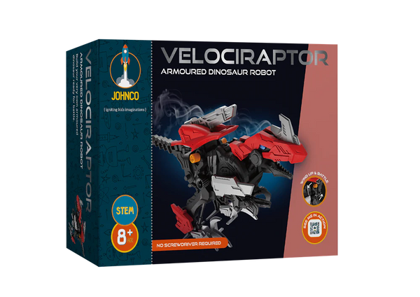 Johnco - Velociraptor - Armoured Dinosaur Robot Kit