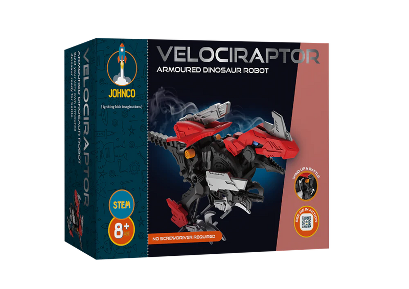 Johnco - Velociraptor - Armoured Dinosaur Robot Kit