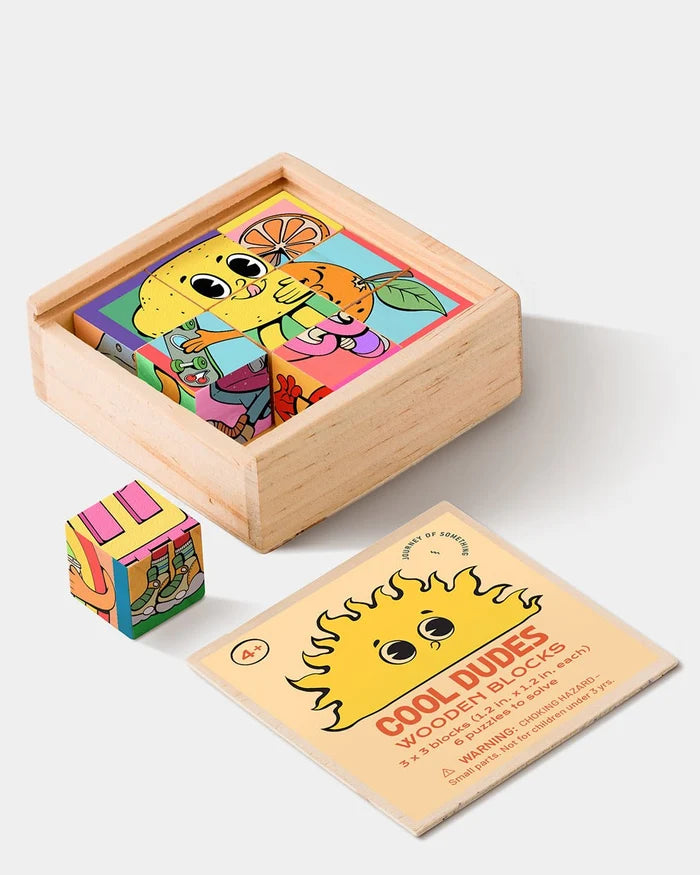 Wooden Block Puzzle - Cool Dudes