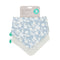 All4Ella - Bandana Bibs Reversible 2pk - Vintage Blue