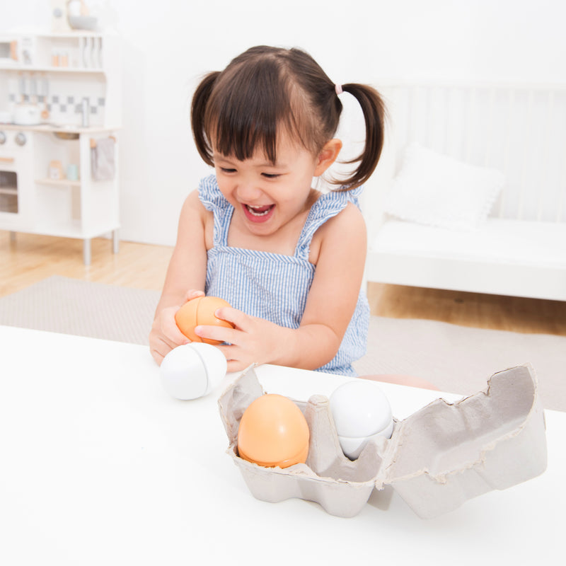 New Classic Toys - Wooden Cutting Eggs
