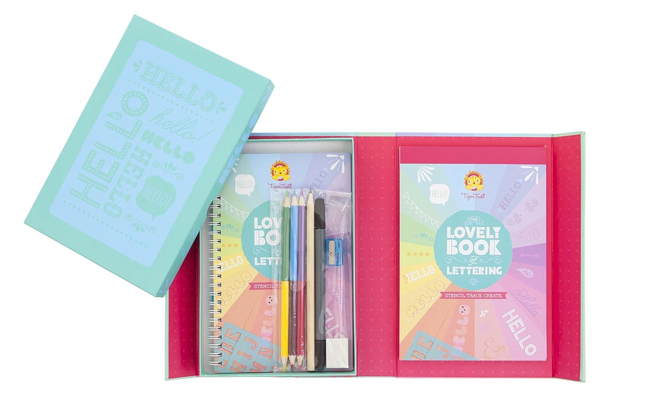 Lovely Book of Letters - Stencil. Trace. Create.